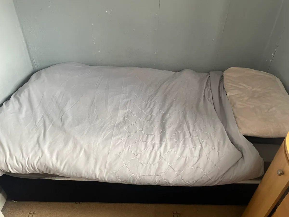 Single Bed Frame with Mattress - Image 2