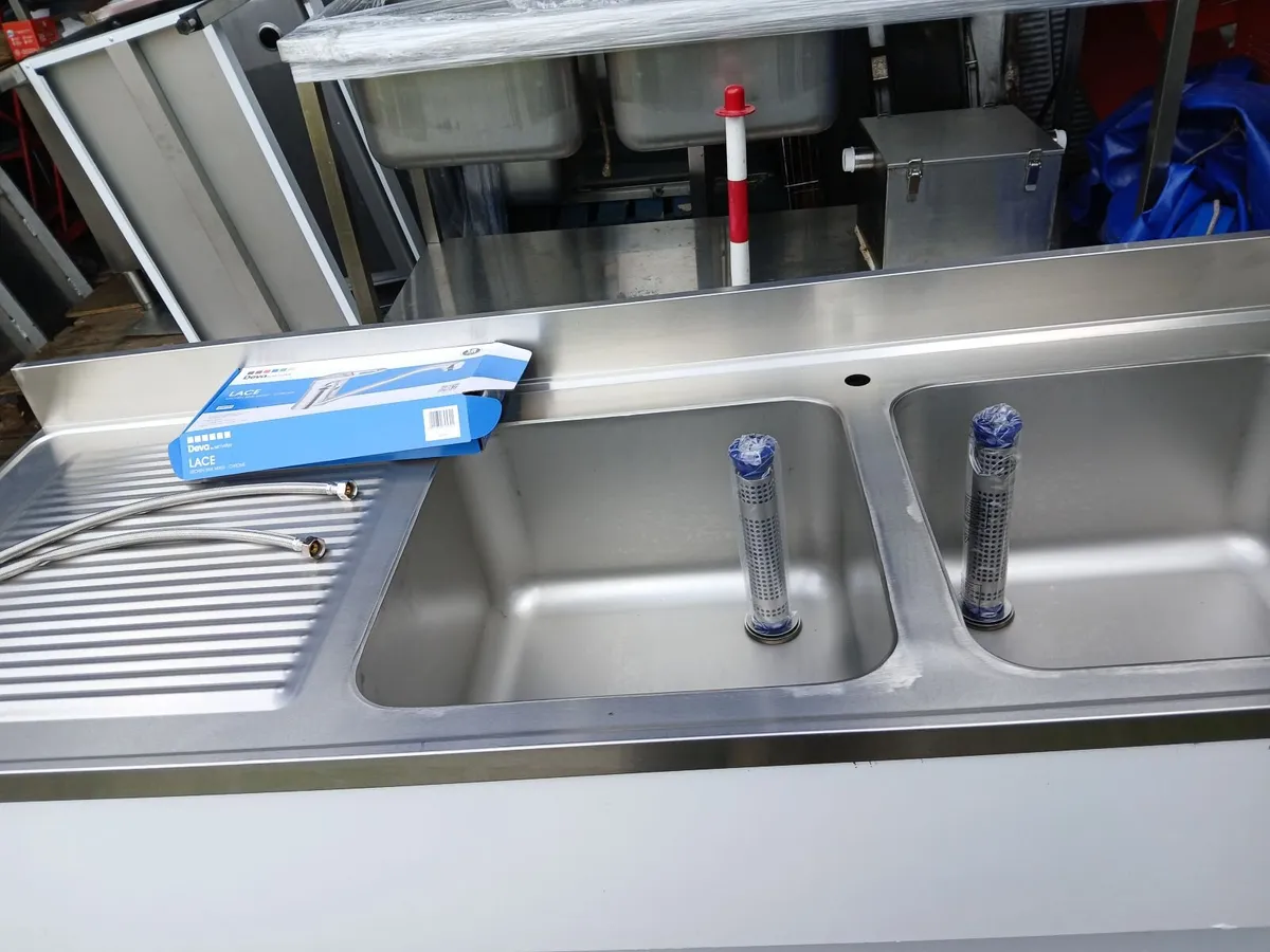 Staneless steel cabbinet sink unit complete - Image 2