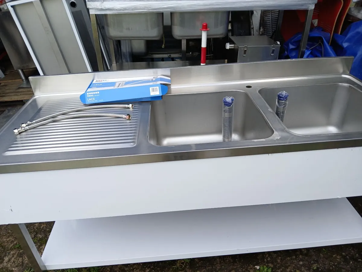 Staneless steel cabbinet sink unit complete - Image 4