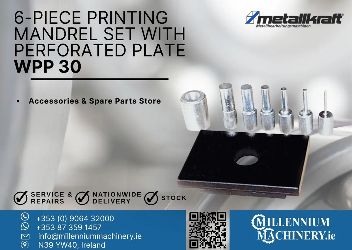 6-piece printing mandrel set