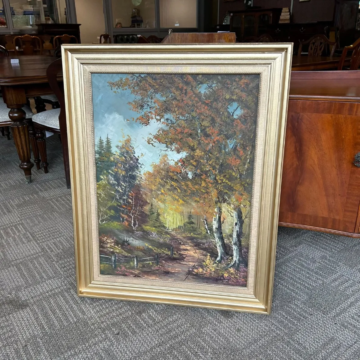 A beautiful signed original oil painting depicting - Image 2