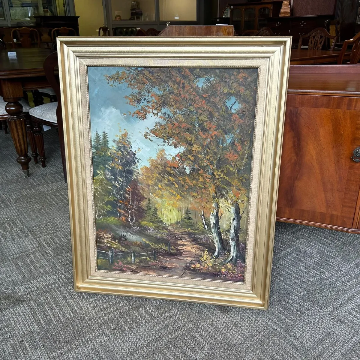 A beautiful signed original oil painting depicting - Image 3