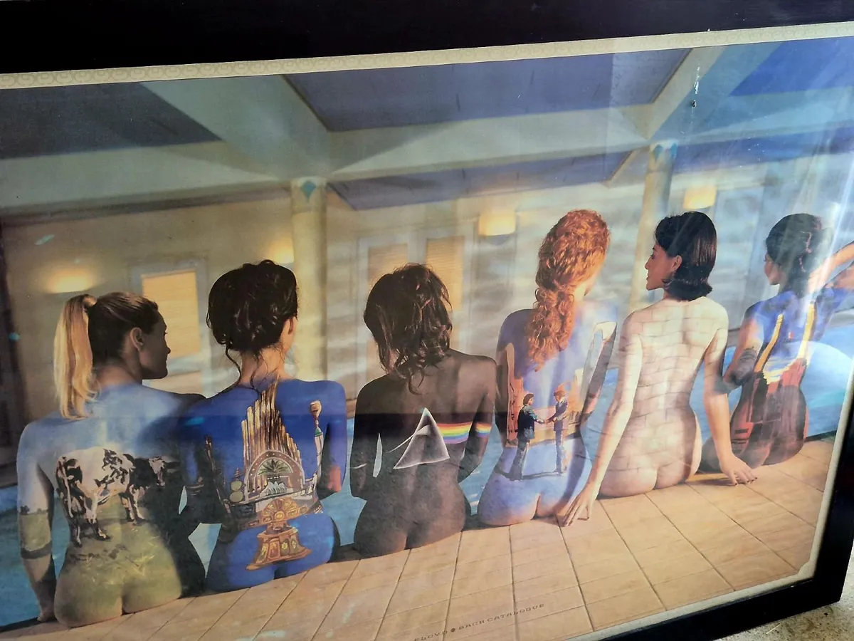 Massive Extra-Large Framed Pink Floyd "... - Image 1