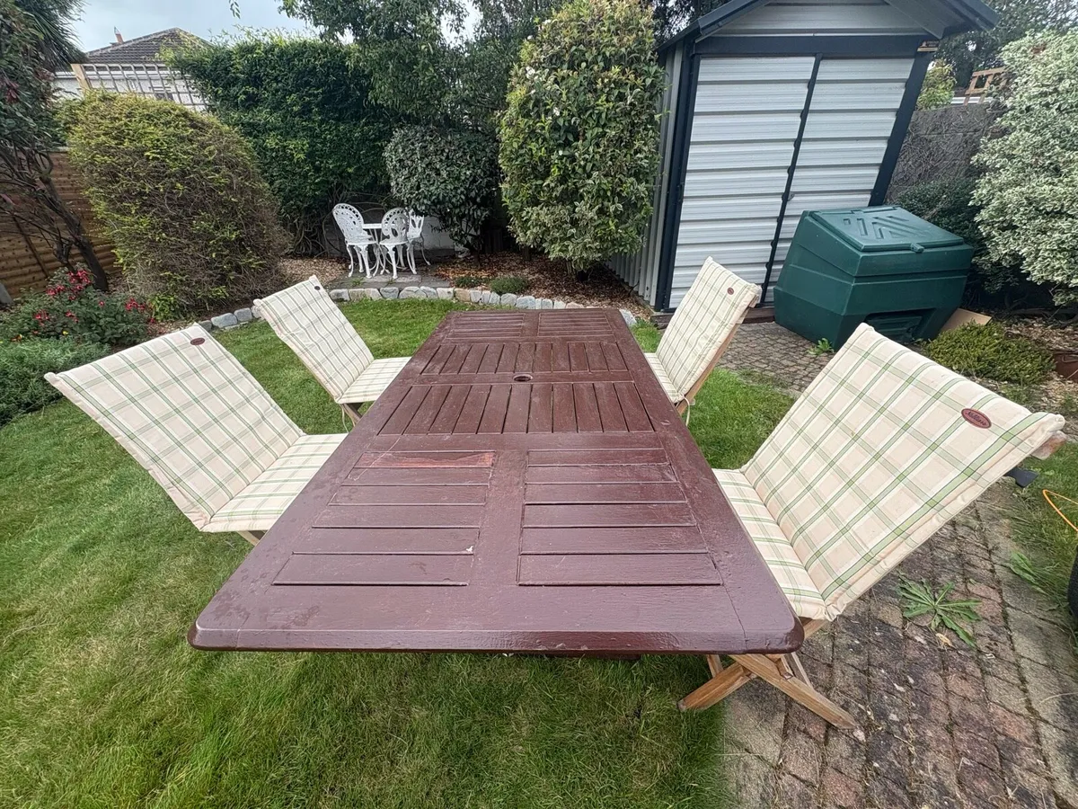 Garden Table and Chairs - Image 2