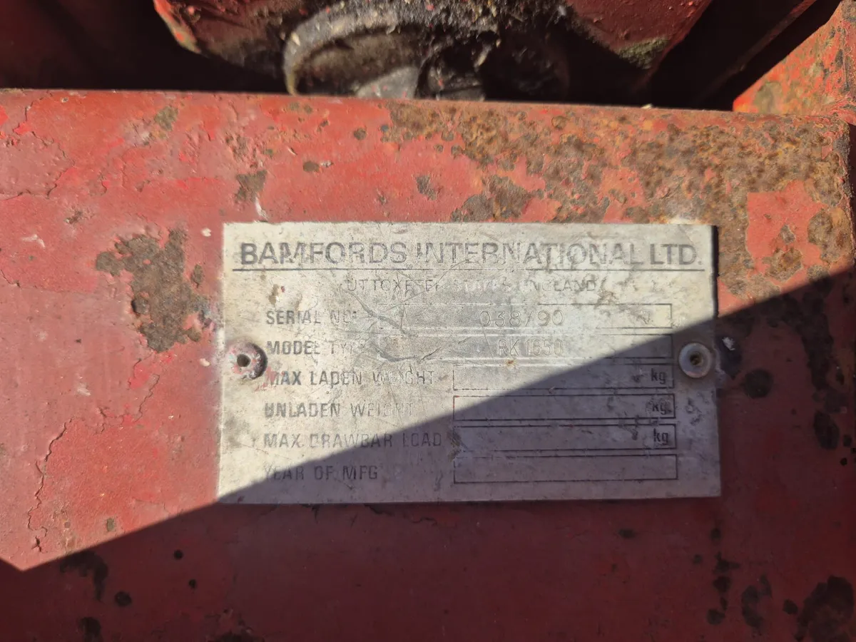 BAMFORD RK1650, (5'6") 2 DRUM MOWER - Image 3