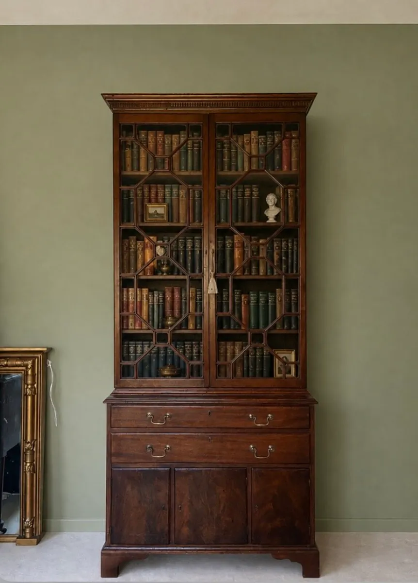 George 11 Irish bookcase cabinet - Image 2