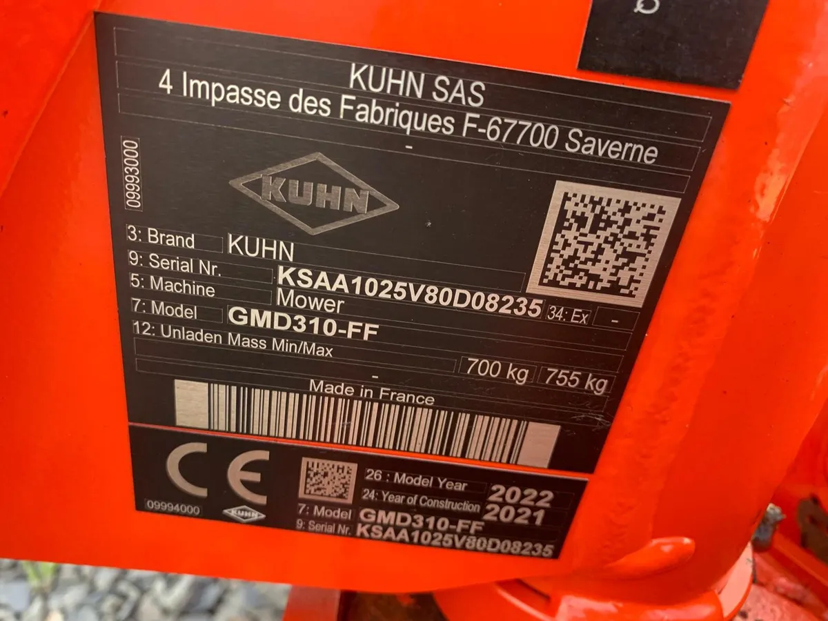 KUHN GMD310, 2022 - Image 3