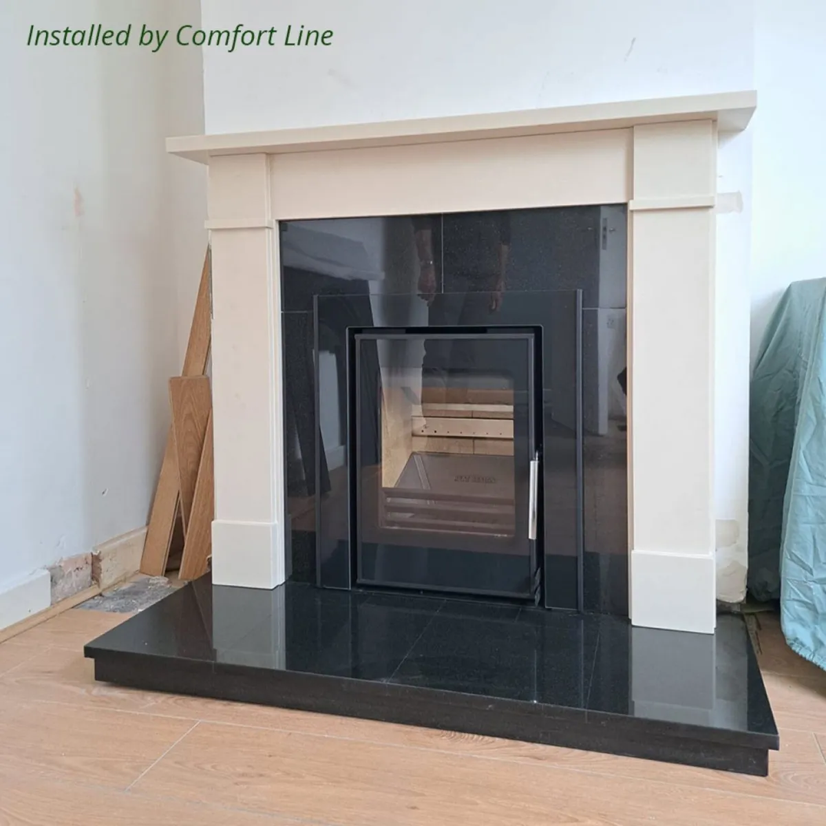 HANOVER 44'' FIREPLACE SET & INSERT STOVE VITAE 6 - Image 3