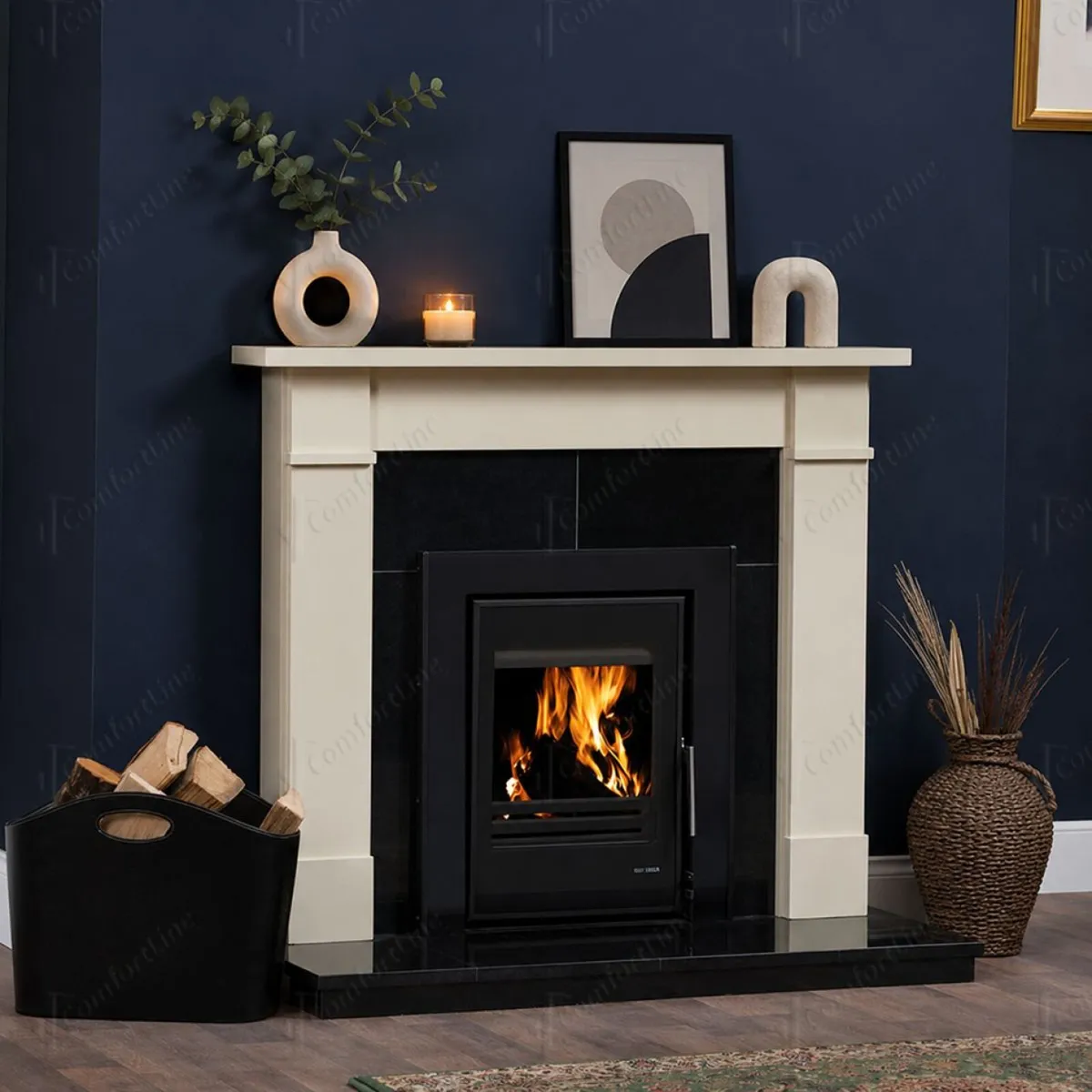 HANOVER 44'' FIREPLACE SET & INSERT STOVE VITAE 6 - Image 1