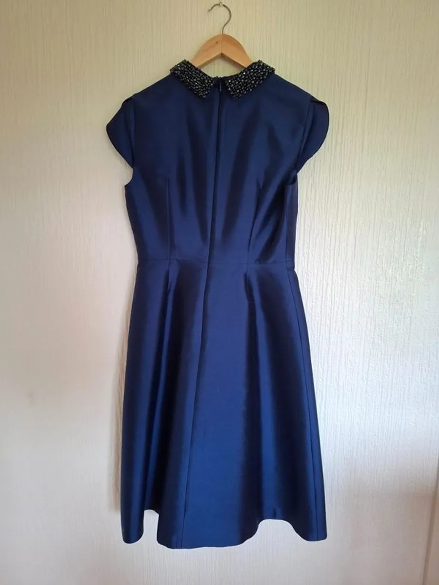 Hobbs Navy Dress - Image 4
