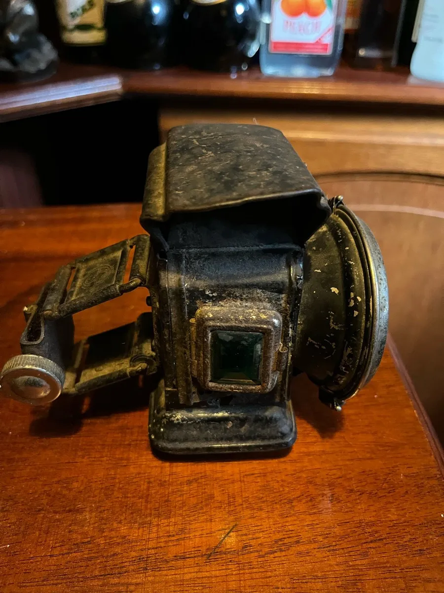 Antique Carbide Bicycle Lamp - Image 1