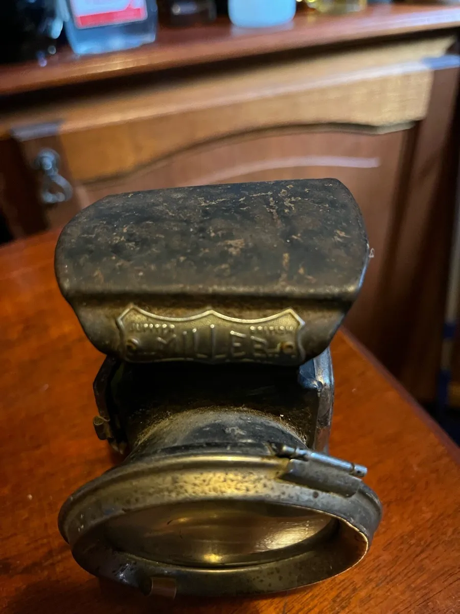 Antique Carbide Bicycle Lamp - Image 2