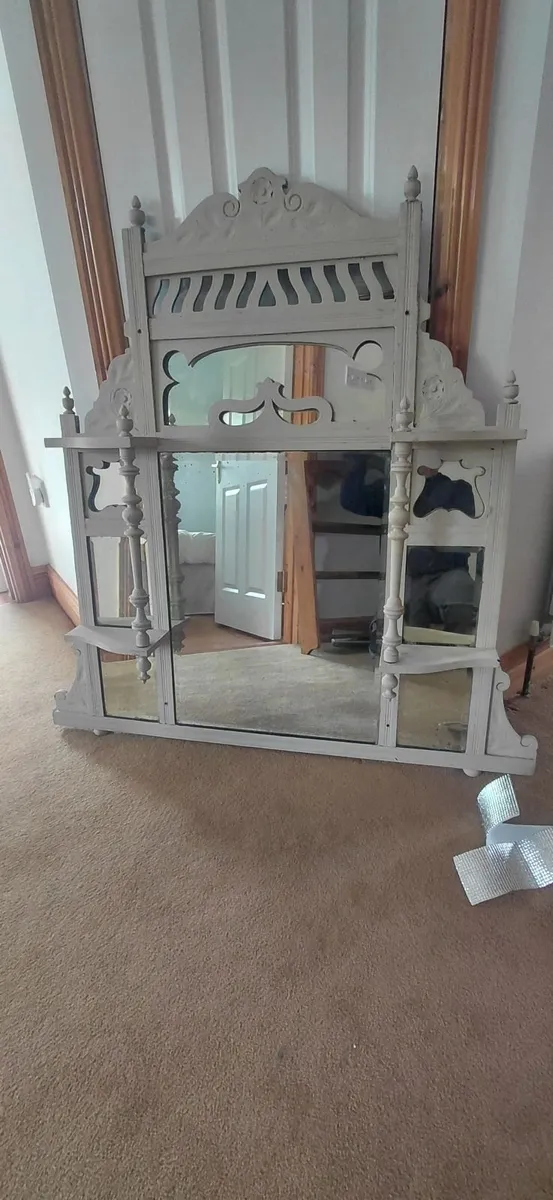 old over mantel   mirror - Image 2
