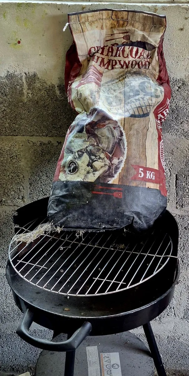 Portable Garden Barbecue Grill with 5kg Bag ... - Image 1