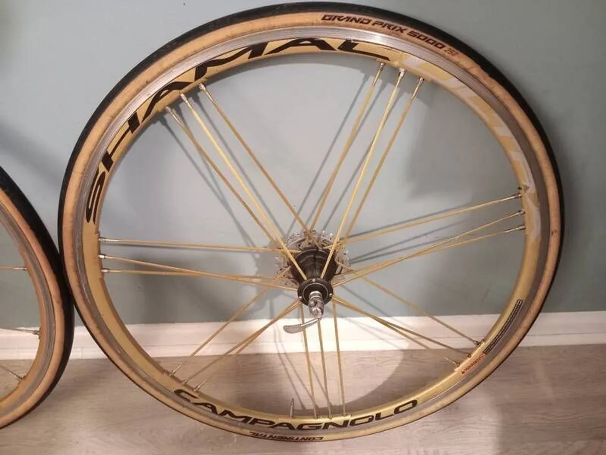 Gold Campagnolo Shamal Wheelset (Super Rare) - Image 4