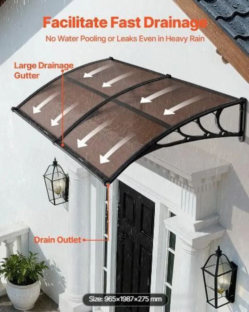 Awnings for Door Entrance, 38 x 78 in - Image 1