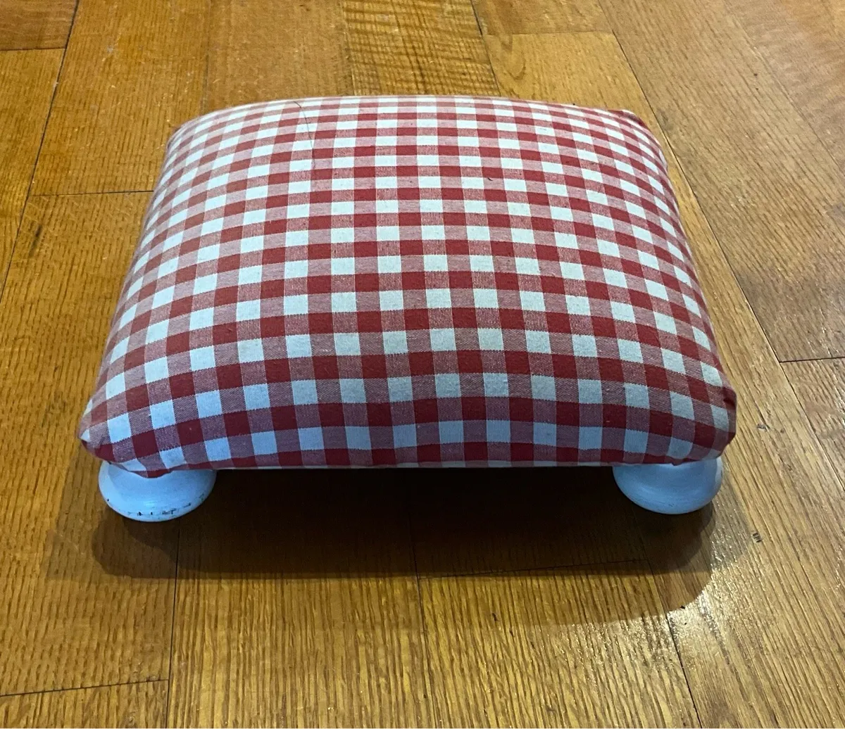 Upholstered Footstool - Image 1