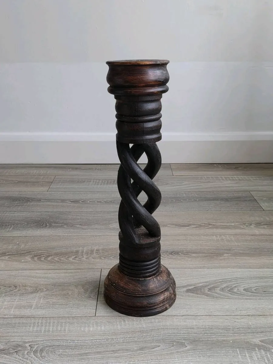 Vintage tall candle holder - Image 2