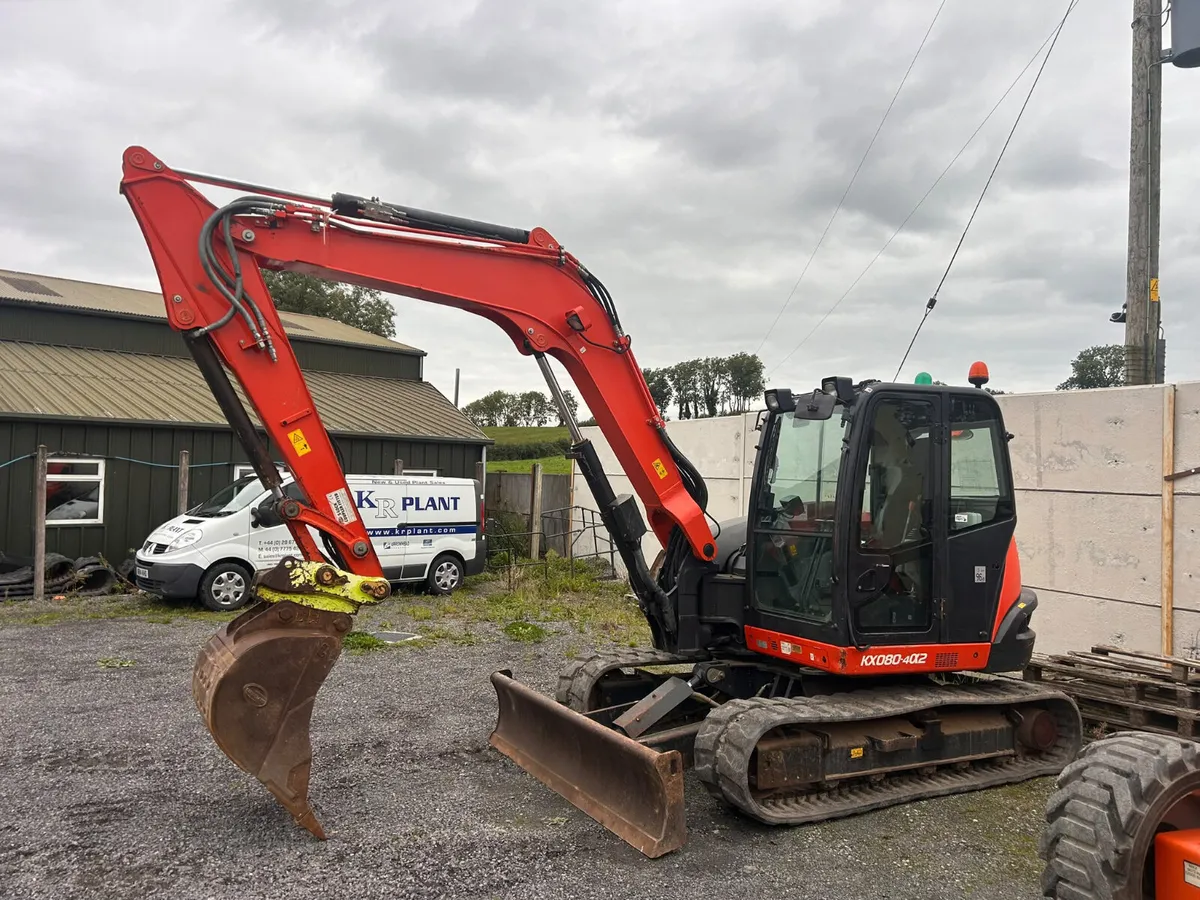 Year 2020 Kubota KX080-4 X2 Hi-Spec - Image 2