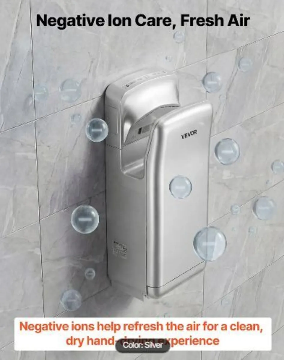 Vertical Hand Dryer, Hand Dryers with HEPA Filter - Image 1