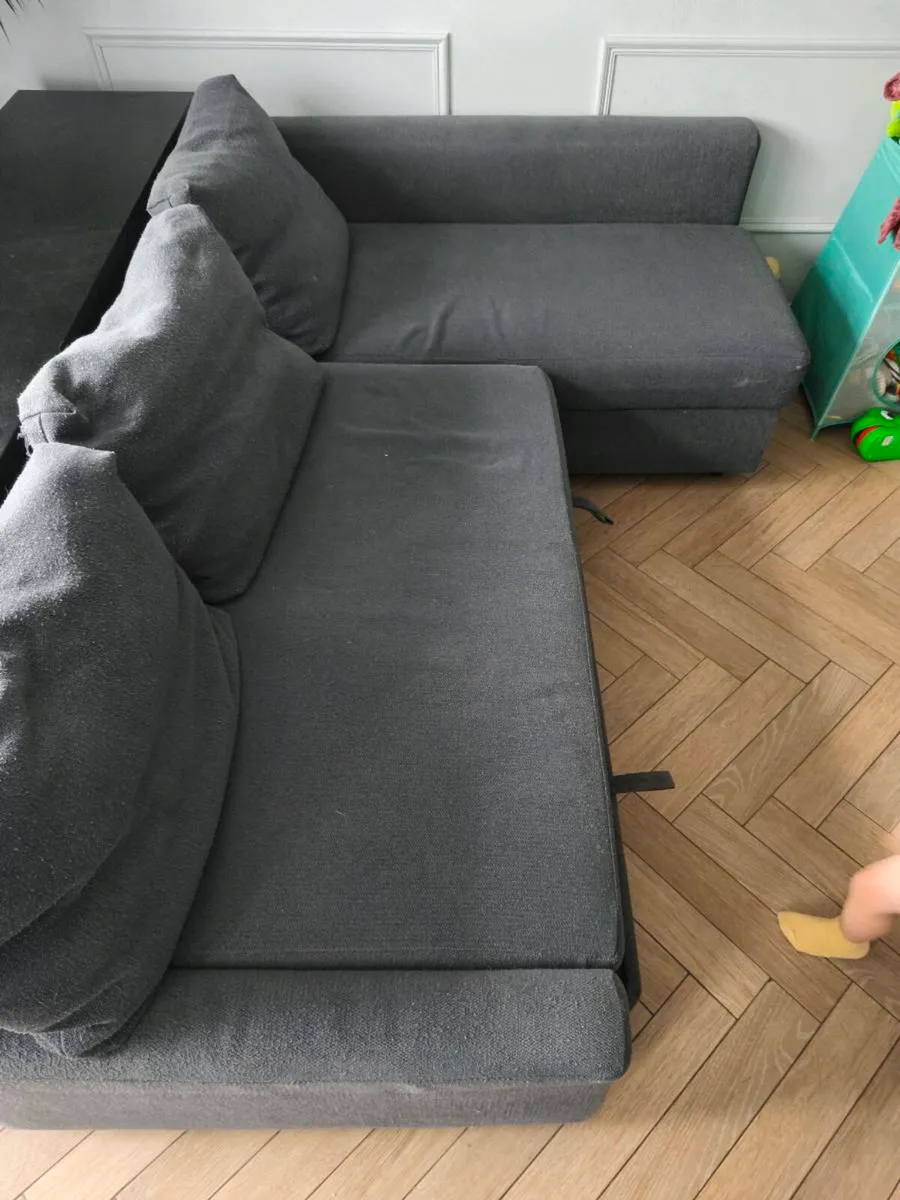 Sofa with chaise lounge - Image 3