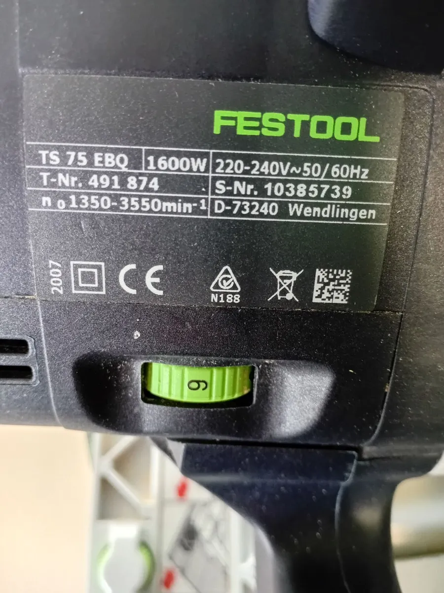 Festool plunge saw  240v - Image 2