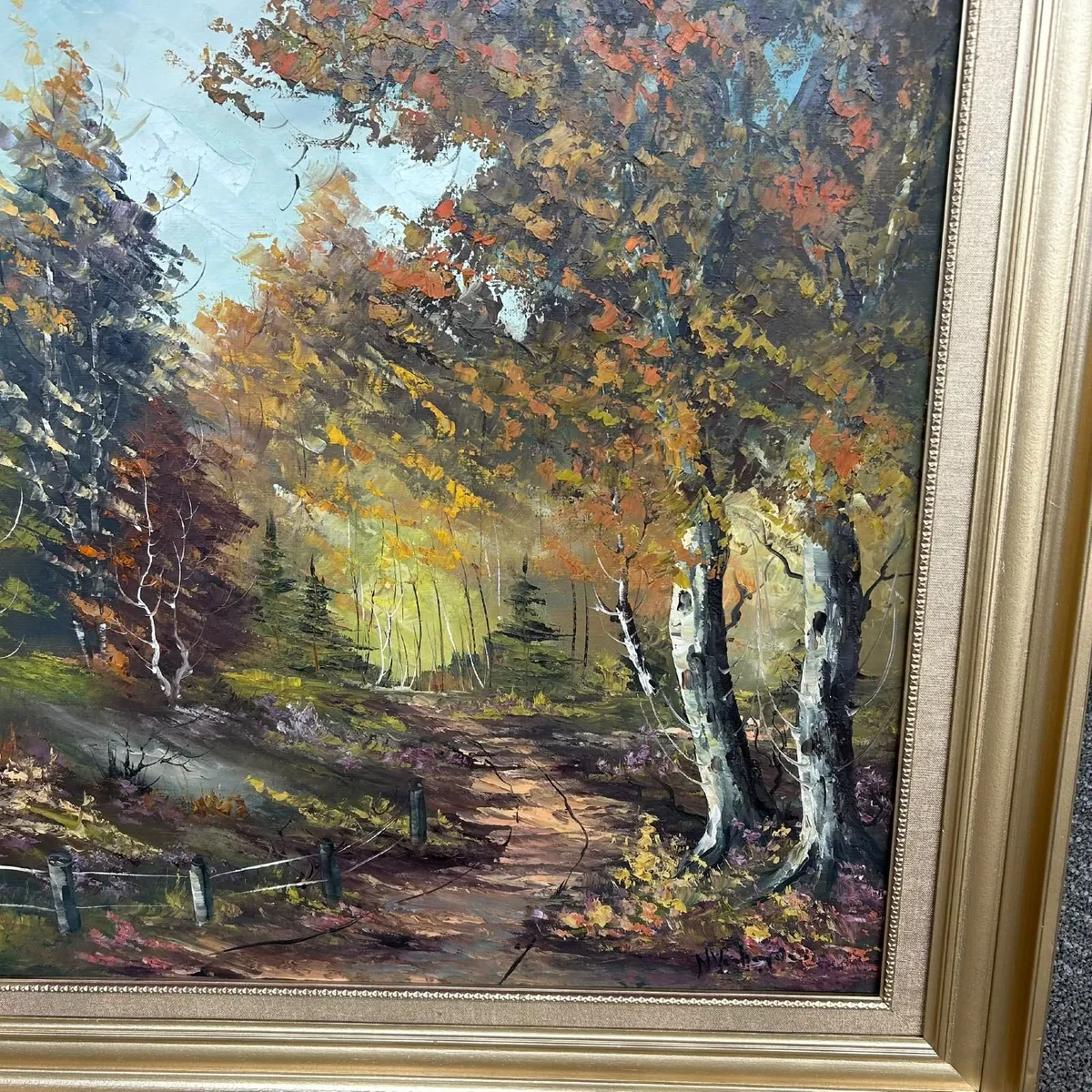 A beautiful signed original oil painting depicting - Image 4