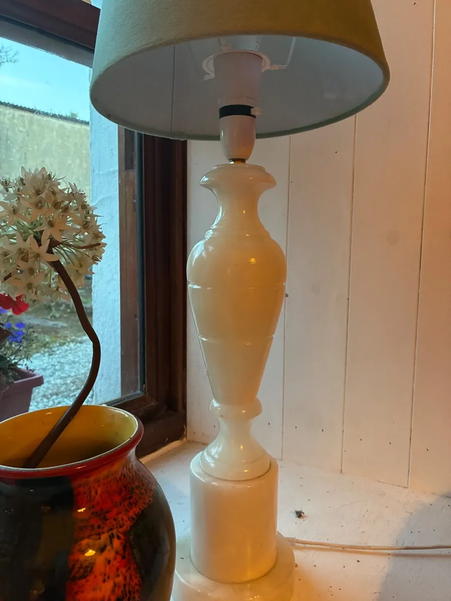 Chic Alabaster/ marble  lamp - Image 1