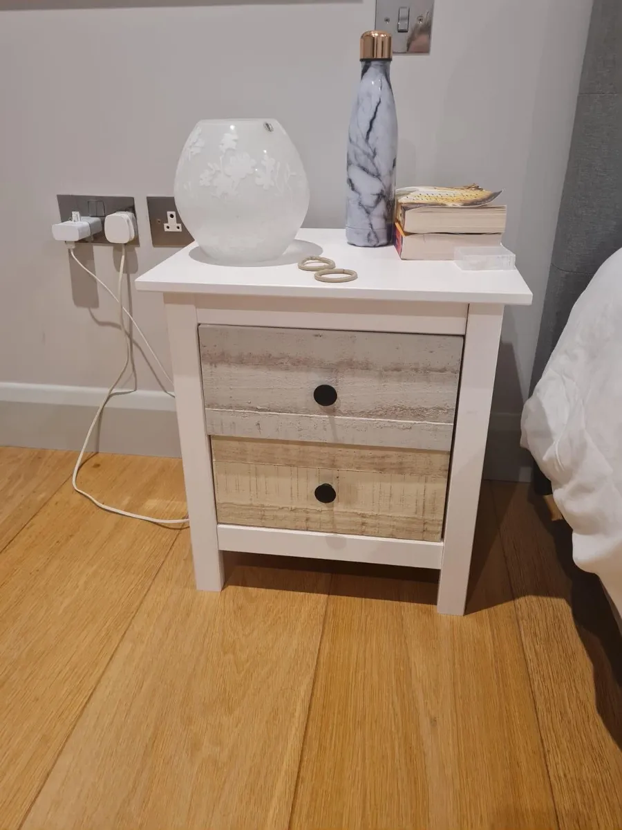 Bedside lockers - unmade and in original packaging - Image 1