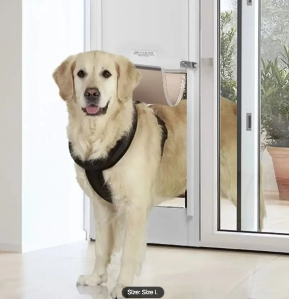 Dog Door for Sliding Glass Door, 75 7/8"-80 11/16" - Image 3
