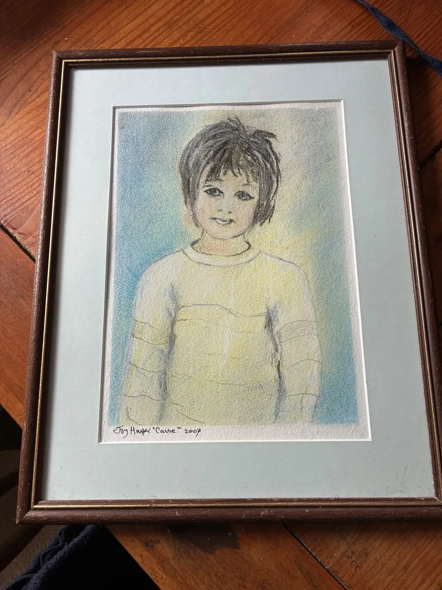 Original Pastel portrait ‘Carrie’ by Joy Harper - Image 1