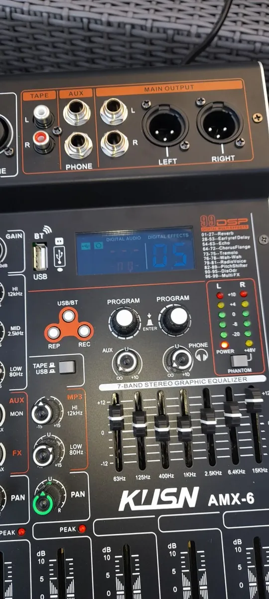 600w 6channel powered pa desk - Image 1