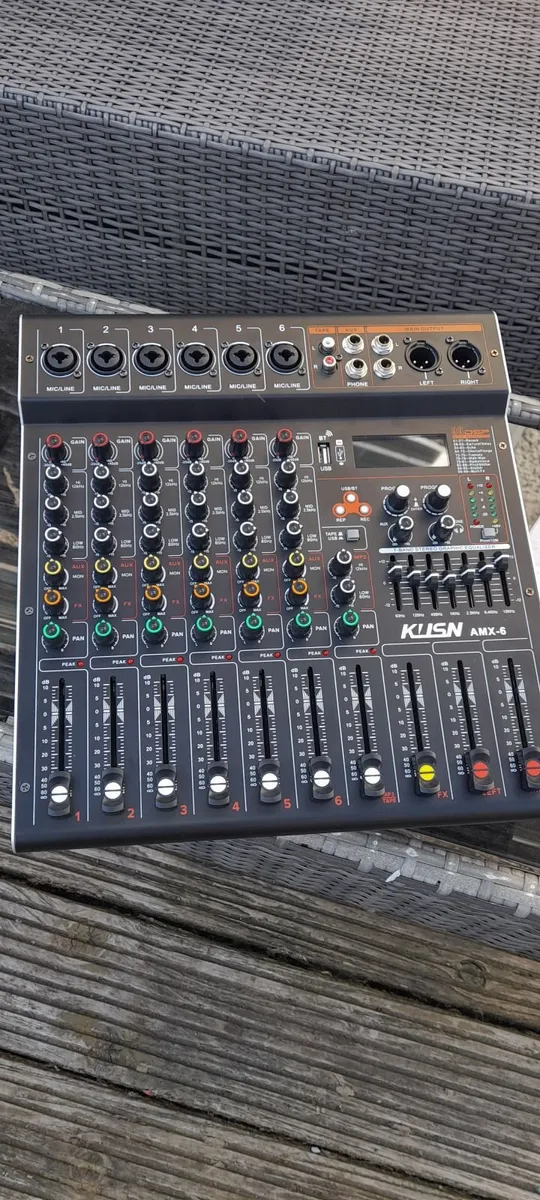 600w 6channel powered pa desk - Image 2