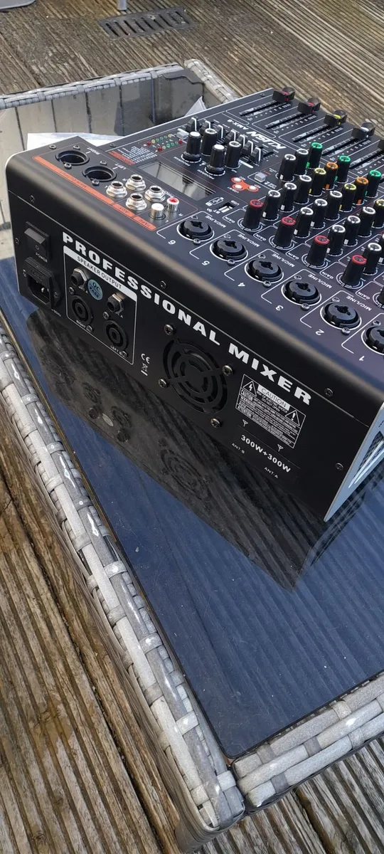 600w 6channel powered pa desk - Image 4