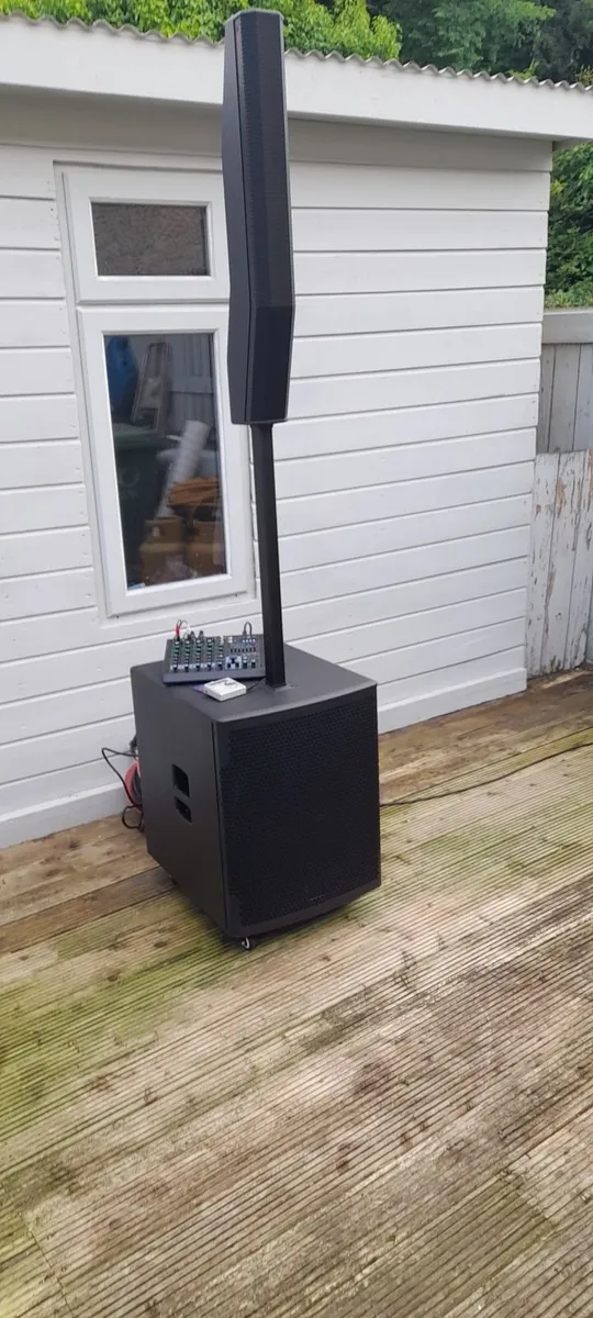 1400 watt full pa system with mixer - Image 2