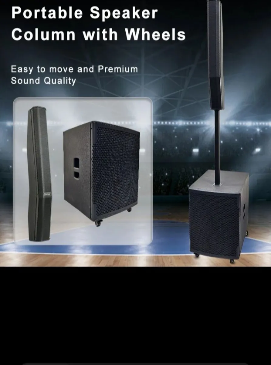 1400 watt full pa system with mixer - Image 4