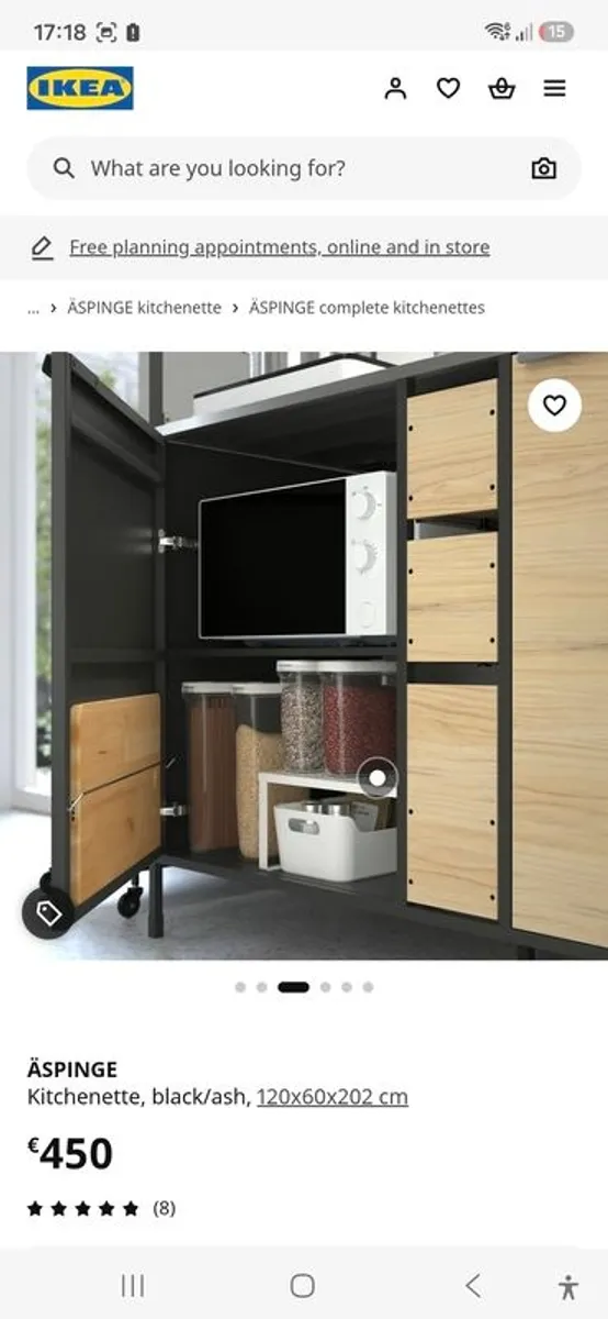 Ikea Kitchenette - nearly brand new - semi-built - no longer required - Image 2
