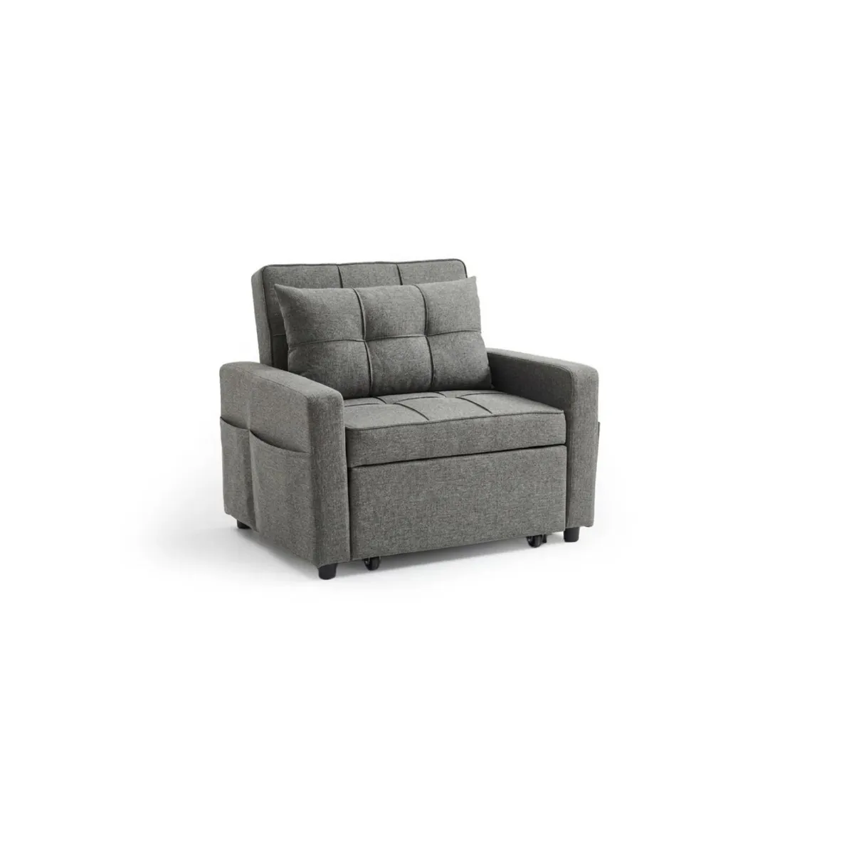🆕 NEW ARRIVAL – GREY 1 SEATER SOFA BED – PABS - Image 2