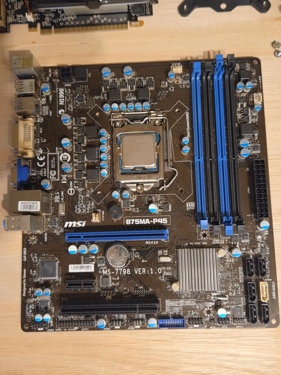 Msi B75ma-p45 + Intel I7-3770 + 16gb Ddr3 + Gt 630 - Image 1
