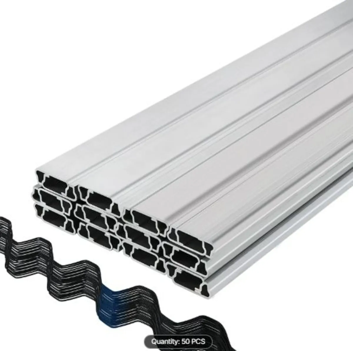 Spring Wire and Lock Channel, 6.56ft Spring Lock - Image 1