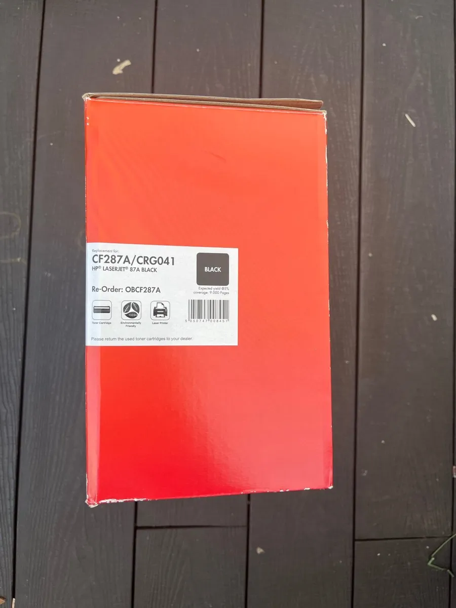 Compatible HP CF287A Black Ink Toner