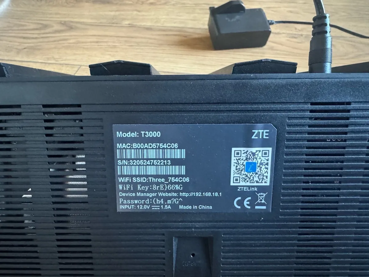 Wi-Fi router ZTE T3000 - Image 3