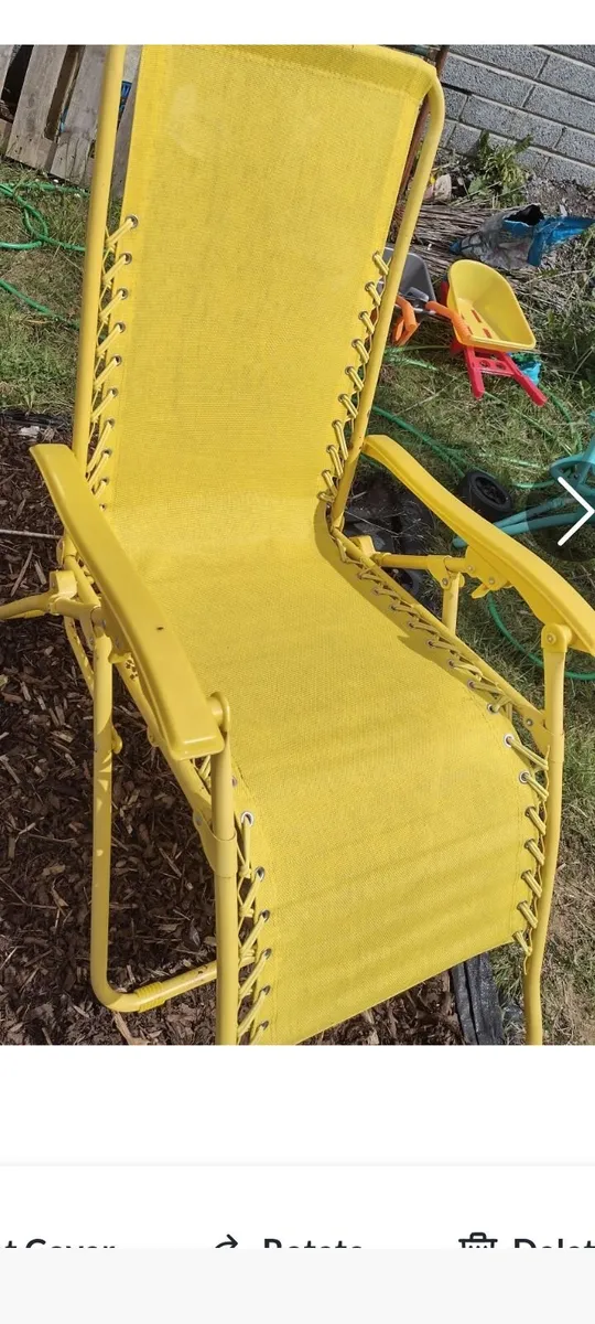 Garden recliner gravity chair - Image 4
