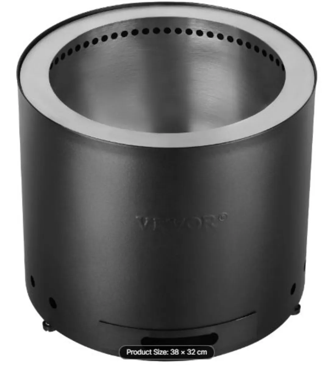 Smokeless Fire Pit Stove Bonfire, H: 12.6 - Image 4