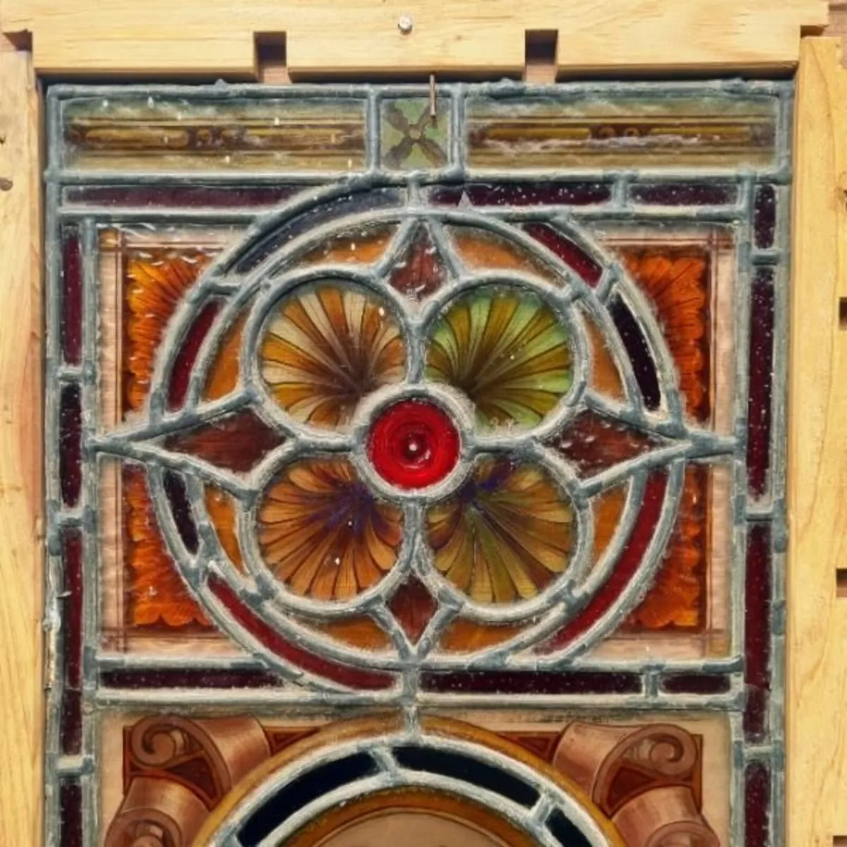 Victorian Stained Glass Panel KAS1336 - Image 2