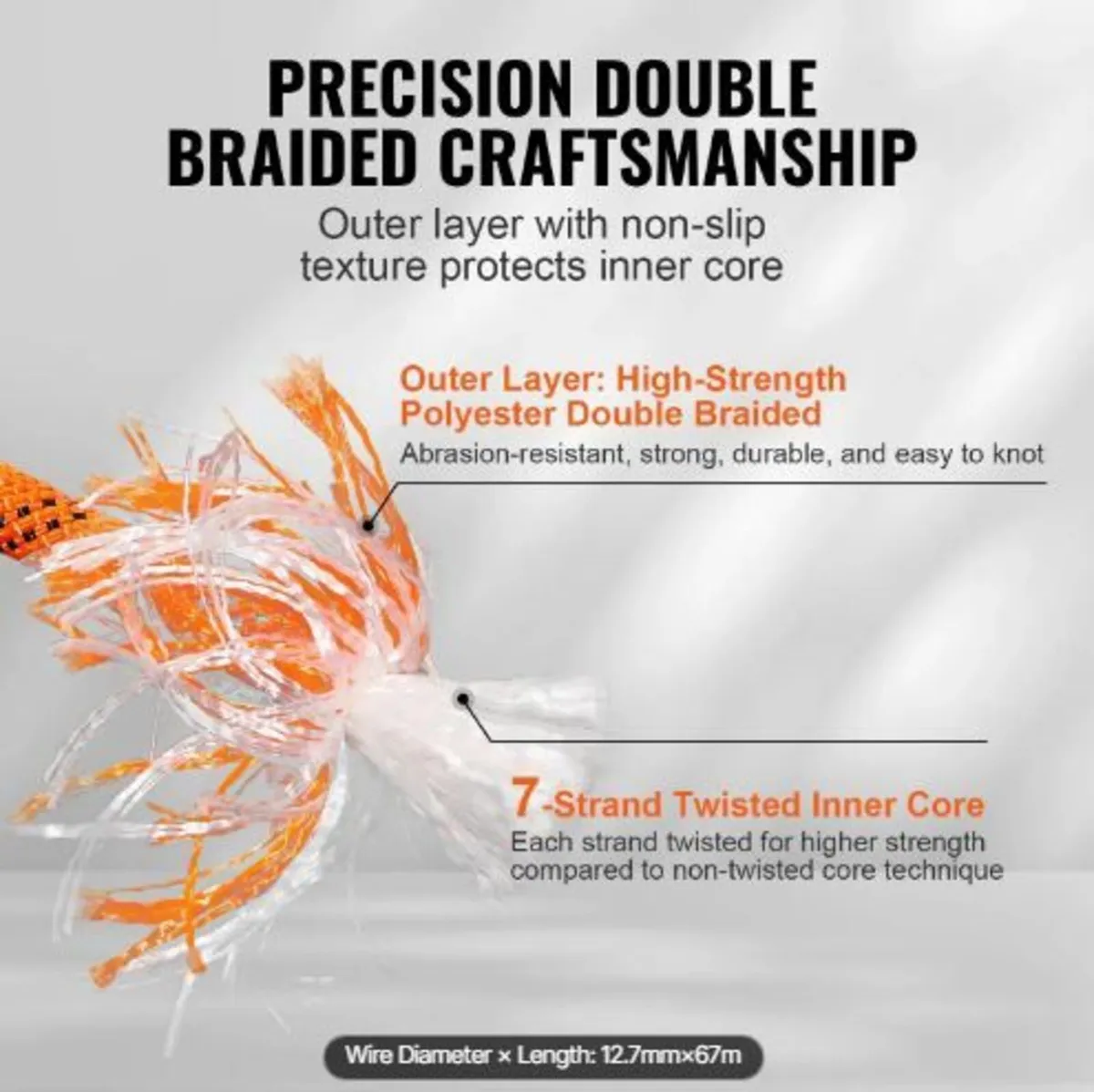 Arborist Tree Climbing Rope Double Braid - Image 2