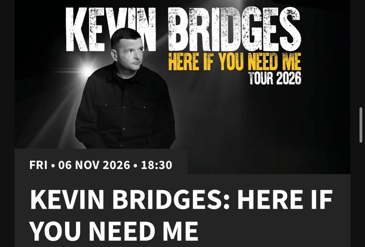 Kevin Bridges x 2 Friday Nov 6th