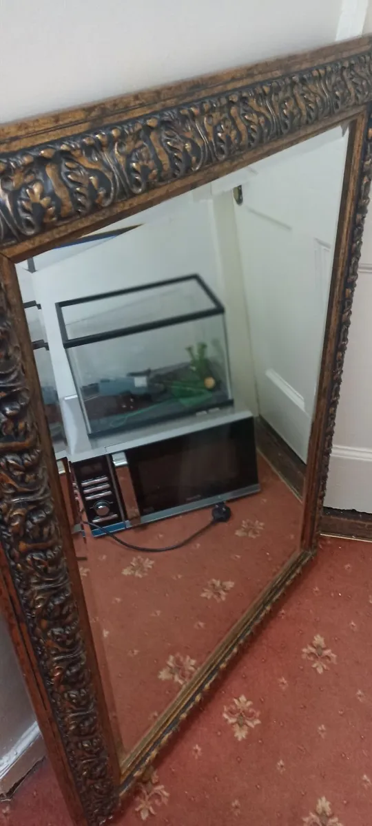 Large Bevelled Edged Mirror - Image 1