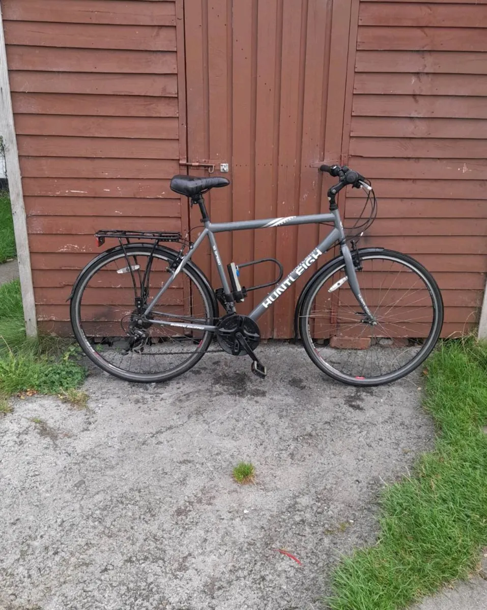 Grey huntleigh hybrid bike for sale - Image 1
