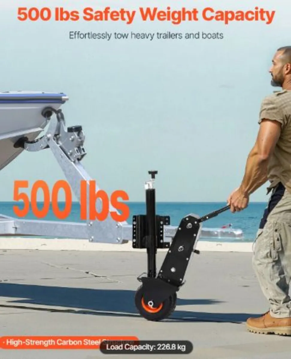 Trailer Dolly,500lbs Tongue Weight Capacity,13 inc - Image 2